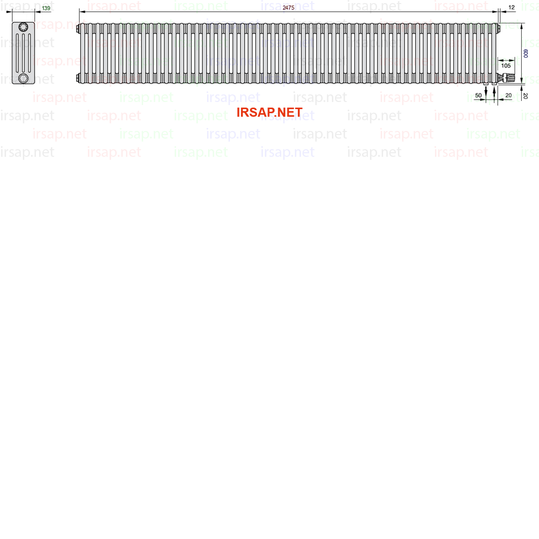 Радиатор IRSAP Tesi 40600/55 T26 CL 01